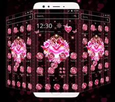 Poster Luxurious heart theme