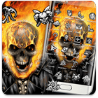 Yellow Fire Skull Theme 图标