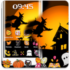 Happy Halloween Witch Night Theme आइकन