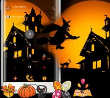 Happy Halloween Witch Night Theme स्क्रीनशॉट 2