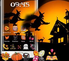 Happy Halloween Witch Night Theme स्क्रीनशॉट 3