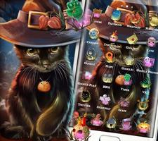 Cat Halloween Theme تصوير الشاشة 1