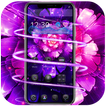 Cool purple flower wallpaper & lock screen