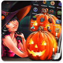 Lovely Witch Love Pumpkin Theme APK