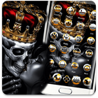 ikon Gold Skull King Theme