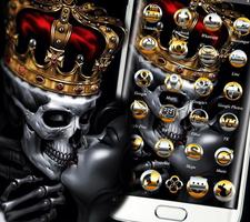 Gold Skull King Theme imagem de tela 3