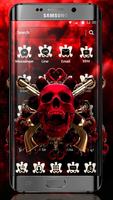 Blood Skull & Gun Theme plakat