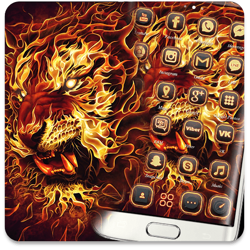 Red Fire Lion Theme