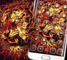 Red Fire Lion Theme Screenshot 1