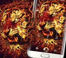 Red Fire Lion Theme 스크린샷 2