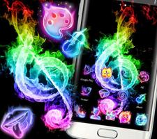 Colorful Music Fire Theme imagem de tela 3