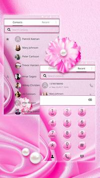 Android 用の エレガントなピンクのシルクのテーマロマンチックな美しい真珠のシルクの壁紙 Apk をダウンロード