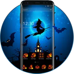 Скачать Halloween Ghost Night Pumpkin Theme APK