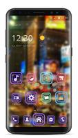 New Launcher 2017 neon Secondary Rainbow theme 海報