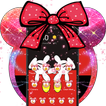 Cute Red Minny Bow Theme