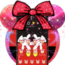 APK Cute Red Minny Bow Theme