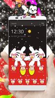 Cute Red Minny Bow Theme 海报