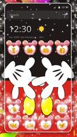 Cute Red Minny Bow Theme captura de pantalla 2