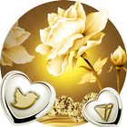 Refined Golden Lotus Flower Theme ไอคอน