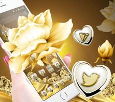 Refined Golden Lotus Flower Theme ภาพหน้าจอ 1