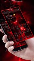 Red hell universe theme icon Red Technology Affiche