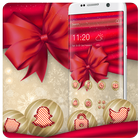 Sweet Pink Christmas Theme icono