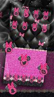 Pink Luxurious Minny Bowknot Theme 截圖 1