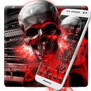 Deathly Darkside Skull Theme APK