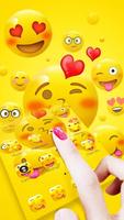 emoji happy joyous emoji theme Poster