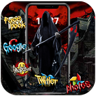 Halloween graffiti horror ghost bloody theme biểu tượng