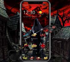 Halloween graffiti horror ghost bloody theme ảnh chụp màn hình 1