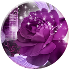 ikon Purple Gorgeous Rose Theme