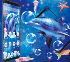 Blue Ocean And Dolphin Theme screenshot 2