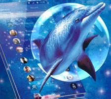 برنامه‌نما Blue Ocean And Dolphin Theme عکس از صفحه