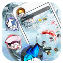 Chinese tai chi fish traditional mobile theme APK