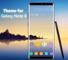 Theme for Galaxy Note 8 الملصق