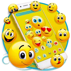 Happy Emoji launcher Theme APK download