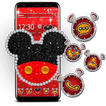 Cute Red Mouse Theme