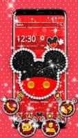 Tema Cute Red Mouse poster