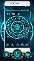 Blue Horoscope Mobile Theme poster