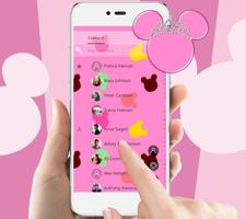 Pink cute mouse wallpaper & layar kunci screenshot 2