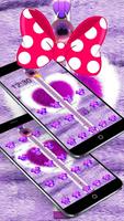 Purple Fluffy Zipper Minny Theme скриншот 1