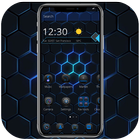 Black Blue Cool Theme 图标