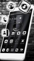 پوستر Black Apple Bubble Theme