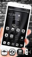 Black Apple Bubble Theme ภาพหน้าจอ 1