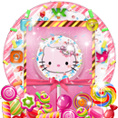 APK Pink Kitty Sweet Lollipop Theme