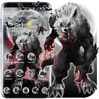 Horror Bloody Werewolf Theme أيقونة