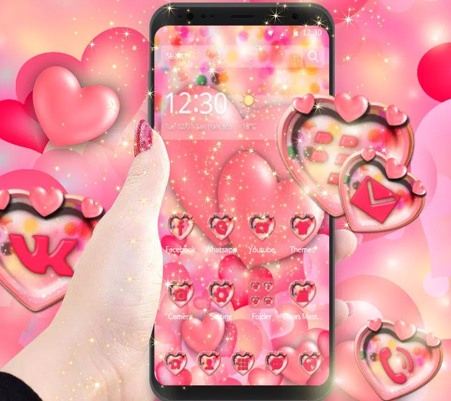 pink love theme shining wallpaper APK for Android Download pink love theme shining wallpaper APK for Android Download