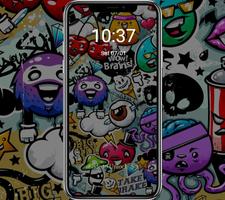 Doodle skull wallpaper & lock screen theme screenshot 1