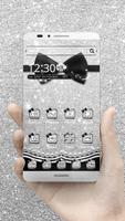 Shiny Black Bow Theme ảnh chụp màn hình 3